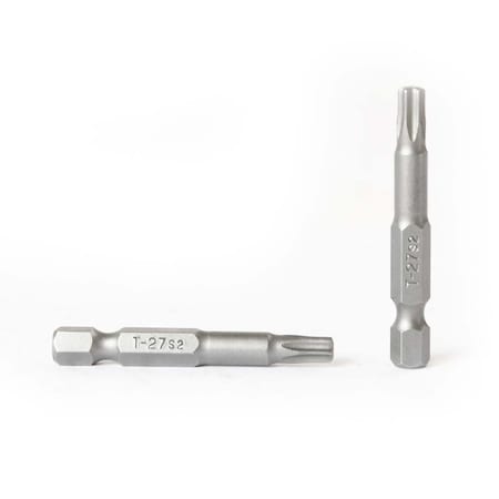 Superior Steel T27 Single End Torx Screwdriver Bits - 2 Inch Long, PK 10 BT227-10PK